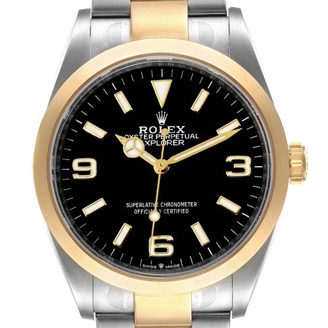 rolex explorer gold